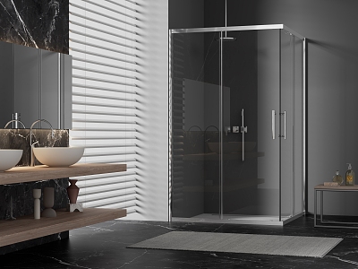 Modern shower room model