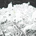 Aerial View of City Buildings with Modern High Rises and Diverse Architecture