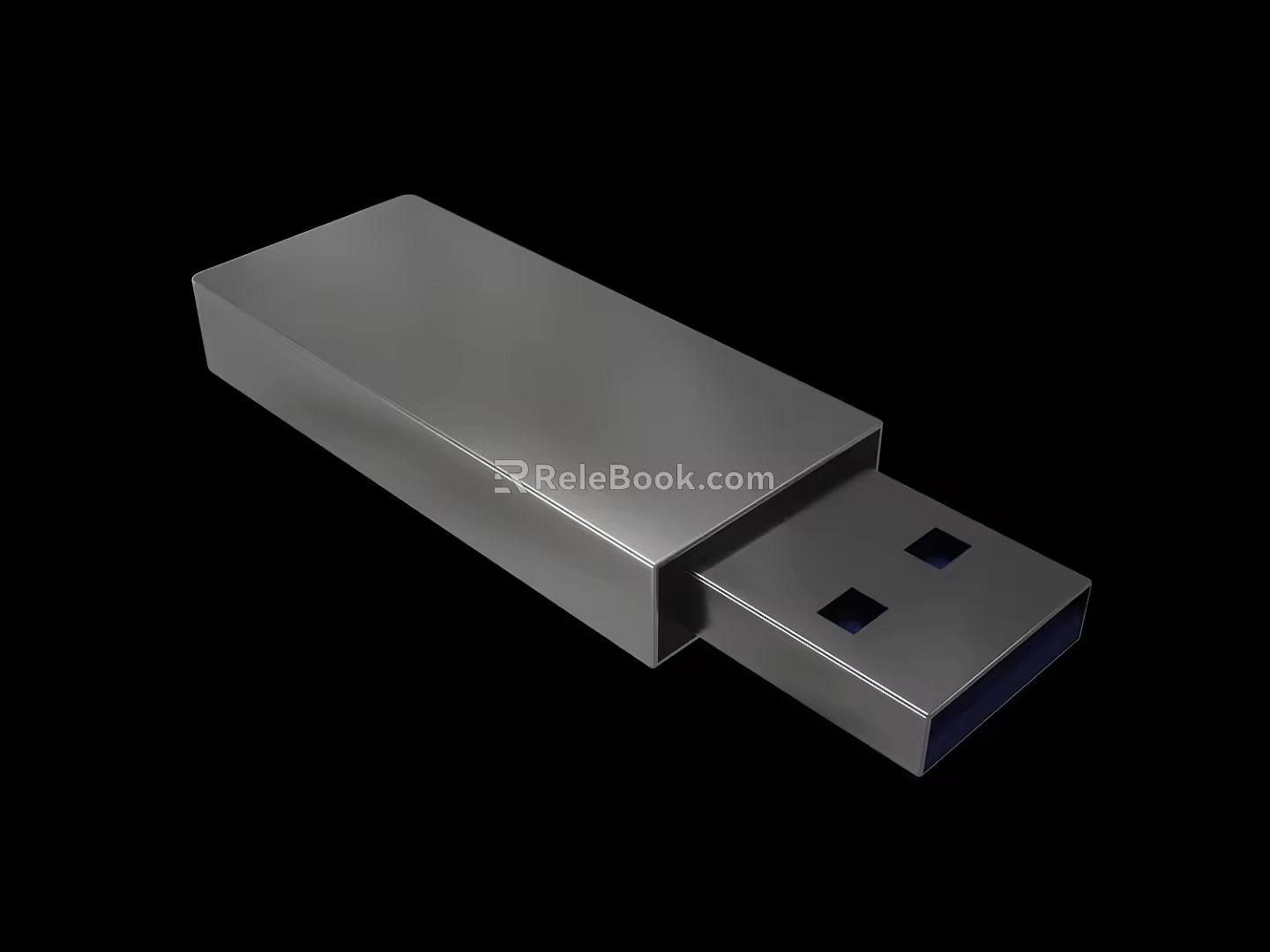 modern u disk usb storage disk 3d model