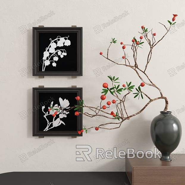 New Chinese Abstract Hanging Painting model