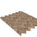 English Herringbone Parquet 3d model