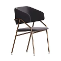 Modern Accent Chairs with Blue and Gray Velvet Upholstery and Metal Frame