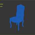 Elegant Red Velvet Upholstered Chair With Gold Accents And Ornate Legs
