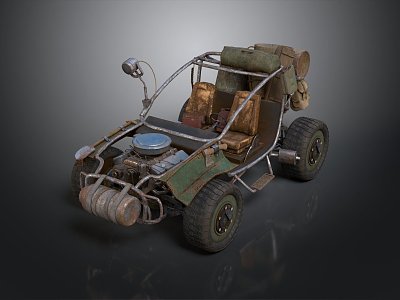 All Terrain Vehicle Toy Car Four-wheeler Beach Car Four-wheel Motorcycle Mountain Bike Off-road Mountain Bike 3d model