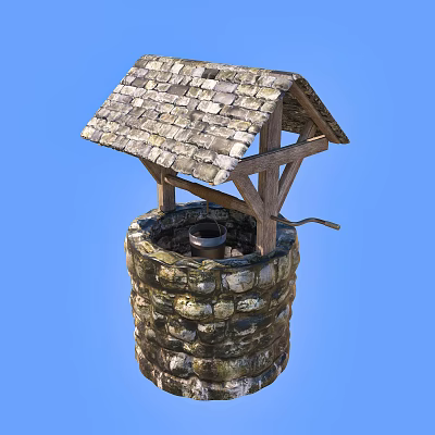 New Chinese Ancient Well 3d model