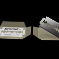 Spuitnik Titanium Coated Safety Razor Blades In Cardboard Packaging For Daily Use