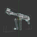 High Quality Black Tactical Rifle With Scope And Two Detachable Magazines