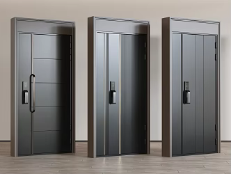 Entry door 3d model