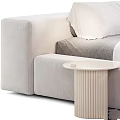 Modern Bed Design with Upholstered Frame White Pillows Gray Blanket and Sleek Nightstand