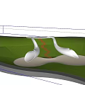 Modern Calla Slide 3d model