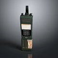 Vintage Green Military Weapon Communication Device With Antenna Keypad And Display Screen