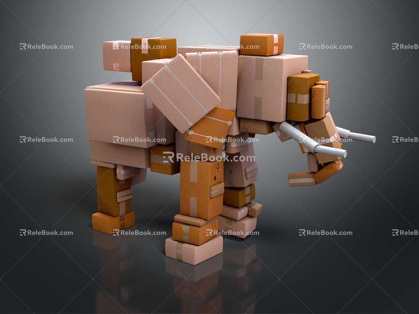 Toys Elephant Building Blocks Elephant Elephant Land Animal Wildlife Large Animal Mammal 3d model