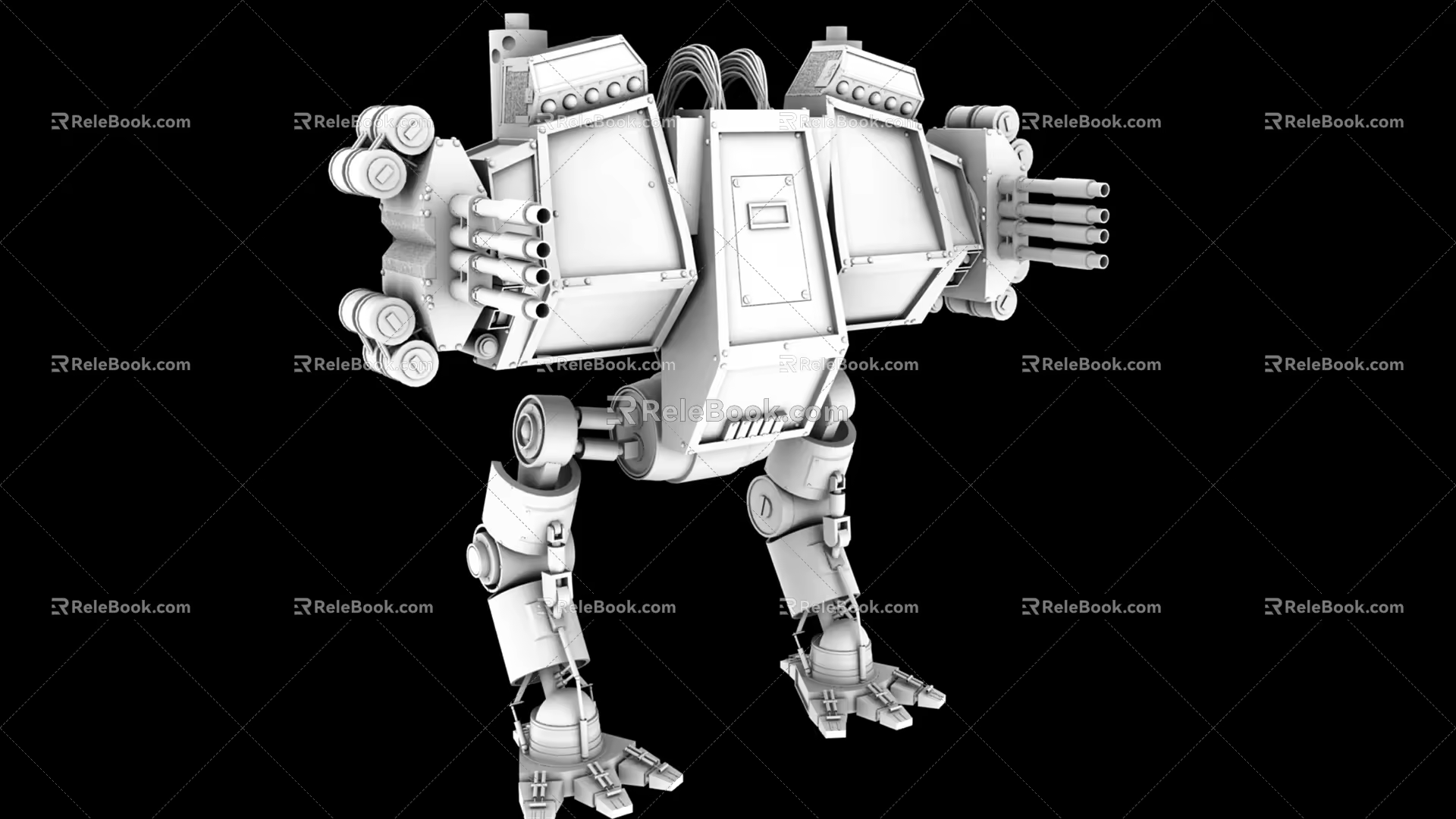 Modern Robots 3d model