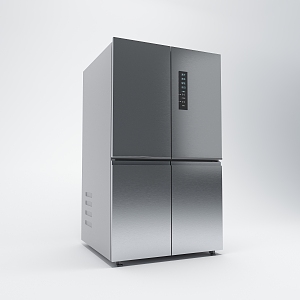 Modern refrigerator 3d model