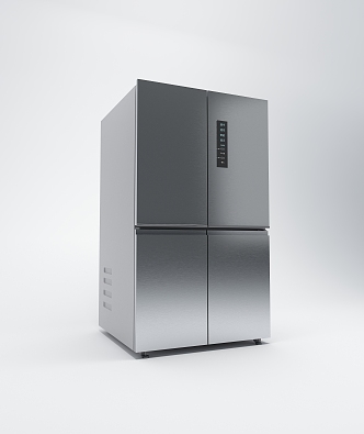 Modern refrigerator 3d model