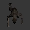 Dark Mythical Monster Character With Sharp Claws Menacing Stance And Fierce Expression 3d model