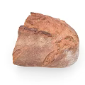 Cut Bread Toast Scan Bread 3d model
