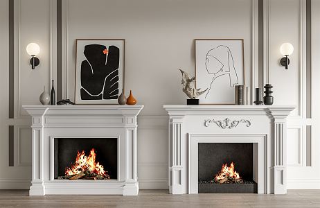 Jane's Fireplace 3d model