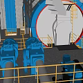 Modern workshop factory workshop production workshop equipment 3d model