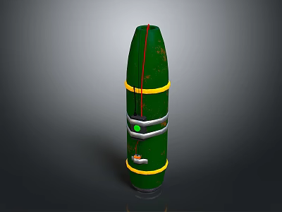 Bomb Missile Airborne Missile Shipborne Missile Cruise Missile High Altitude Bomb Guided Weapon Cruise Weapon 3d model