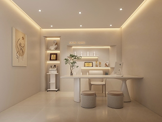 Beauty SPA Shop Beauty Negotiation Room Beauty Office Beauty Nail Shop 3d model