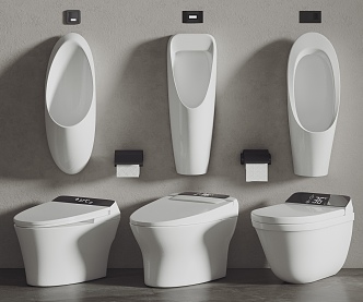 Toilet Minimalist Toilet Smart Toilet Sanitary Ware Urinal 3d model