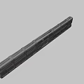 Gray Train With Yellow Stripes Number 03 Armco Logo And Side Windows