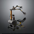 Medical Robotic Arm With Mobile Base And Surgical Chair For Patient Care