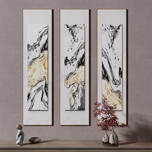 New Chinese Decorative Painting 3d model