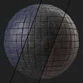 Detailed Segmented Grid Components Constructing Spherical Structure With Textured Panels