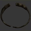 Vintage Bronze Textured Bracelet With Ornate Design For Classic Fashion