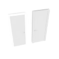 White Hinged Interior Doors Featuring Elegant Decorative Carved Panel Designs