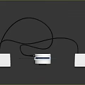 Sleek Computer Speakers With Retro Vinyl Record Design And White Satellite Units