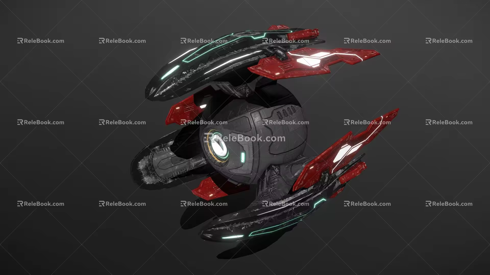 Weapon Mecha 3d model