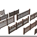 Wooden Railings With Various Designs For Home Garden And Exterior Decoration