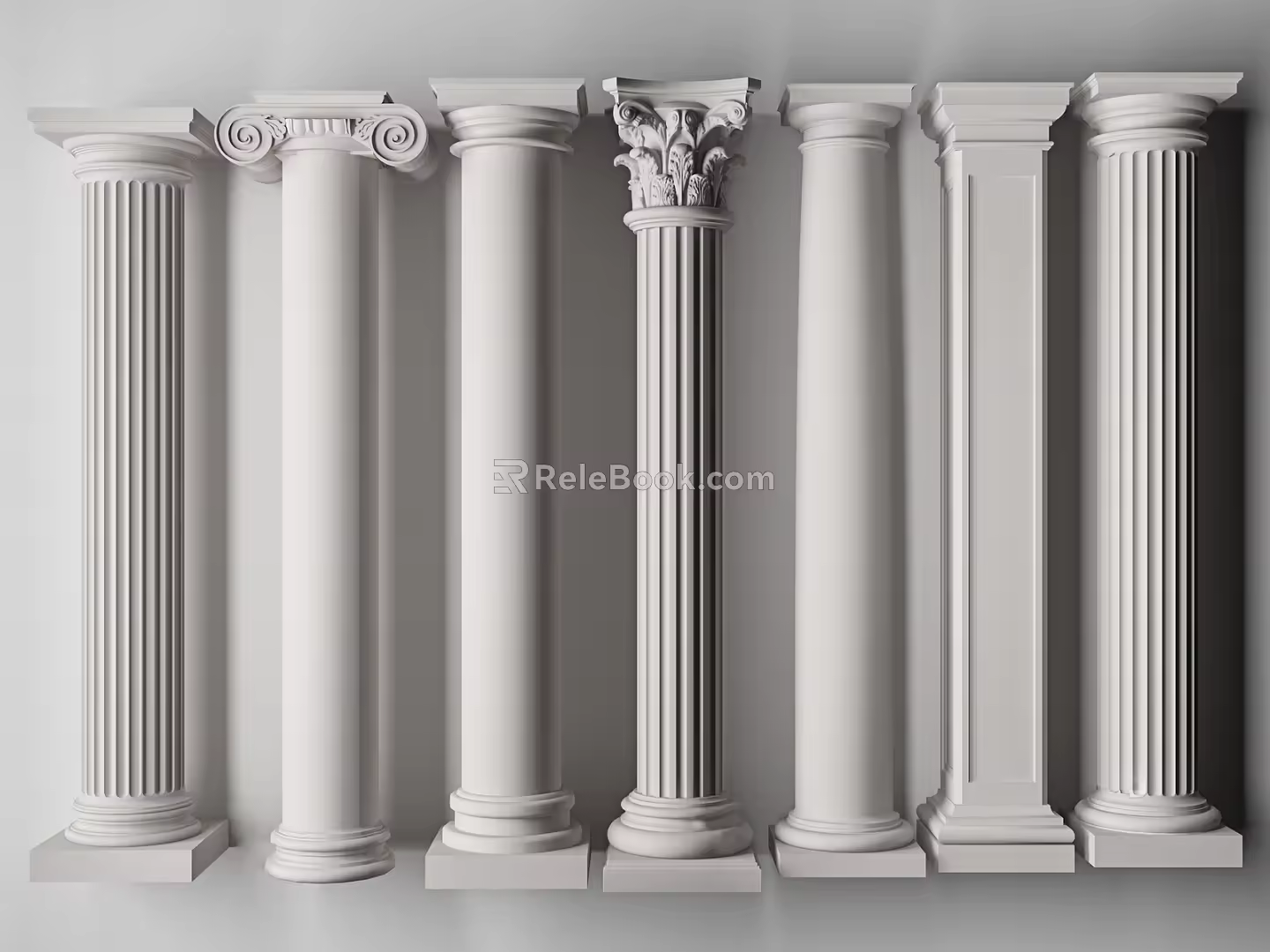 Jane's Roman Column 3d model