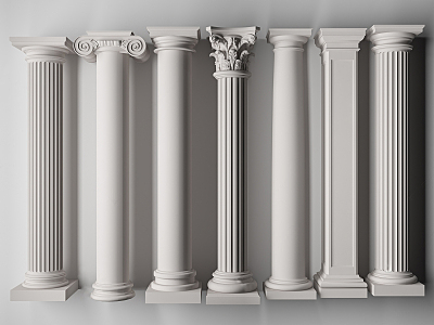 Jane's Roman Column 3d model