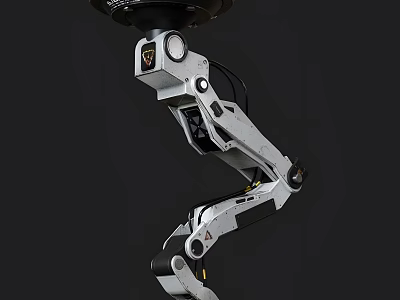Commercial Robotic Arm Equipment with Advanced Mechanical Structure for Industrial Automation 3d model
