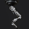 Modern Intelligent Mechanical Arm Modern Realistic Equipment Mechanical Arm Intelligent Commercial Equipment 3d model