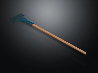 Modern rake plough harrow agricultural tools agricultural equipment 3d model