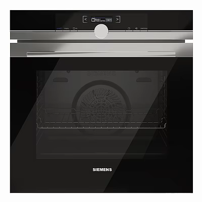 Siemens Modern Kitchen Appliance Oven With Glass Door And Interior Design Features 3d model
