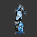 Modern Game Character Transformers Gauda Warrior Gauda Mecha Warrior 3d model