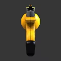 Modern Yellow Gray Toy Weapon Featuring Orange Components And Ergonomic Grip Structure 3d model