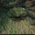 Green Mountain Terrain With Undulating Natural Landscape And Scenic Views