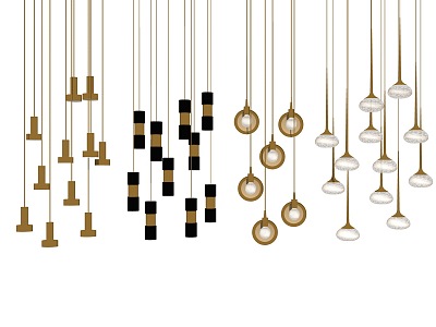 Light Luxury Chandelier Combination model