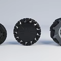 Different Types of Electronic Appliance Wheels with Robotic Design and Mechanical Components