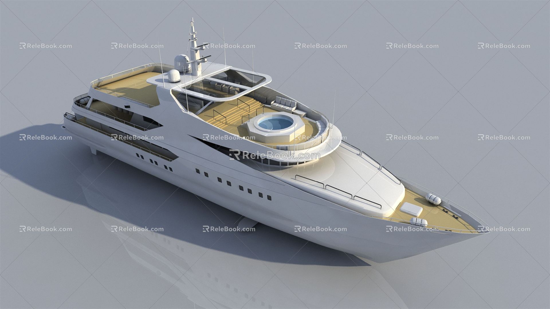 Modern Yacht 3d model