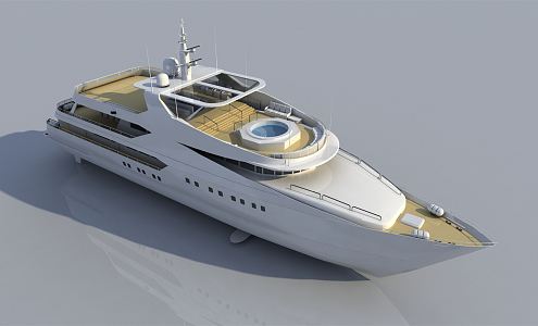 Modern Yacht 3d model