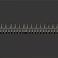Black Modern Comb With Long Design For Daily Grooming And Hair Care