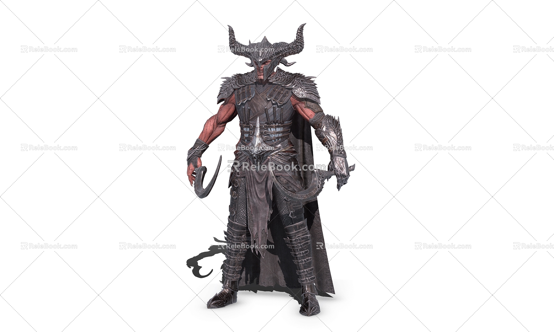 Demon Warrior Demon Knight Caesar Game Character 3d model